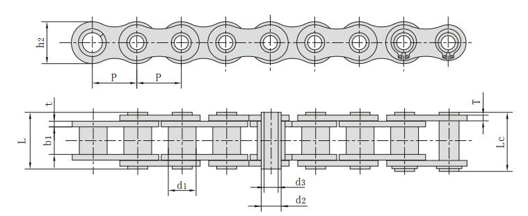 <font color='red'>16BH</font>PF3_空心銷軸輸送鏈 輸