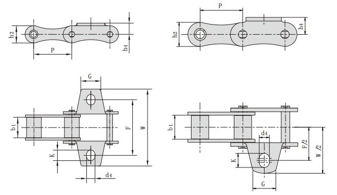 S88F3k1_S型鋼制<font color='red'><font color='red'>農(nóng)機(jī)</font>鏈</font>附件